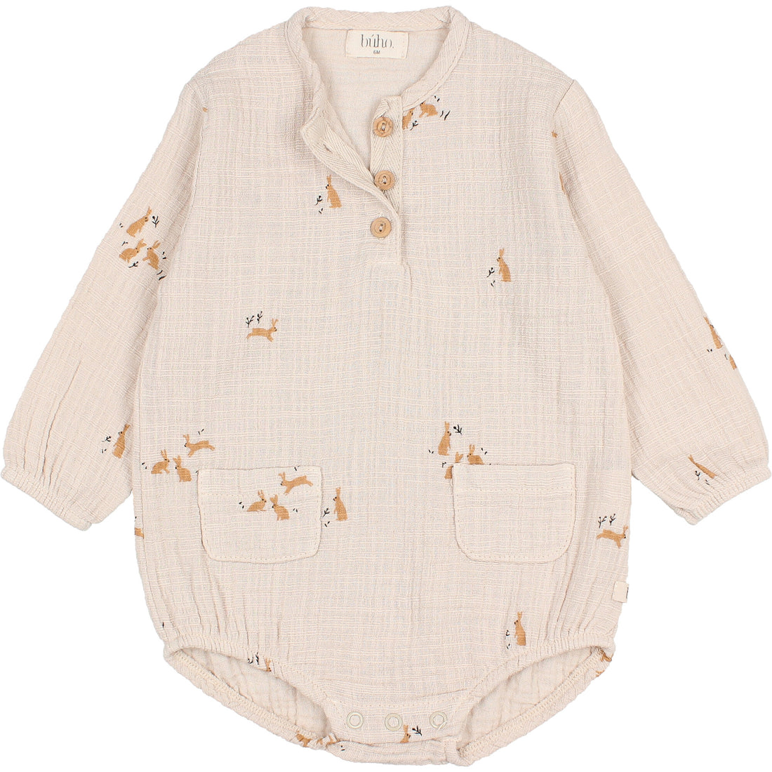 Buho Sand Baby Bunny Romper