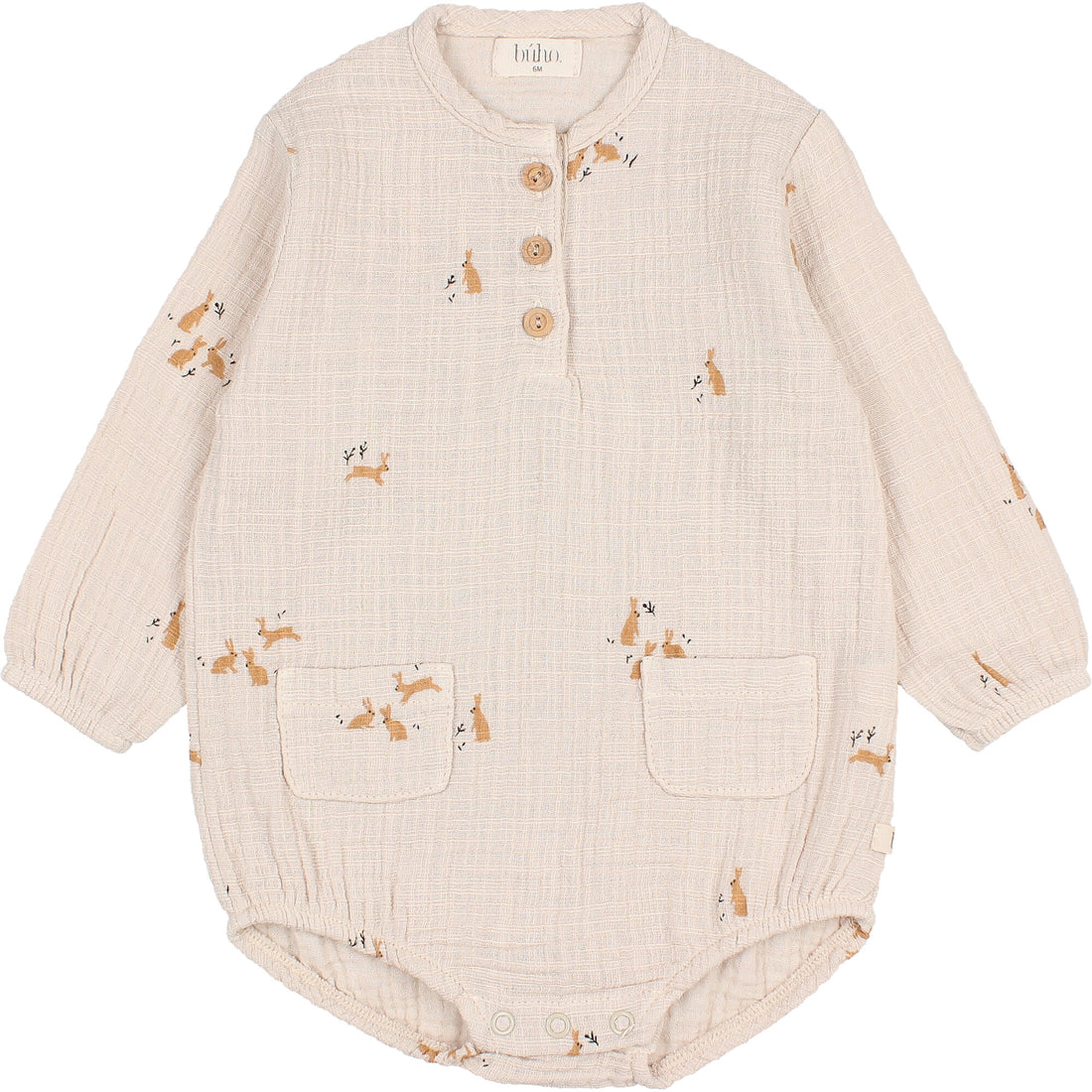 Buho Sand Baby Bunny Romper