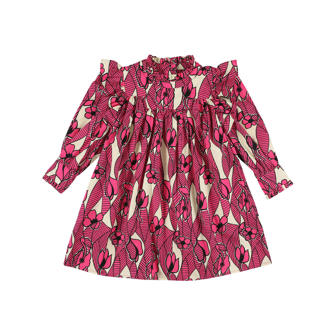Morley ROOKIE Long Sleeve Dress - TWIST - Pink