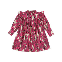 Morley ROOKIE Long Sleeve Dress - TWIST - Pink