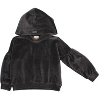 Buho Antracite Velvet Sweatshirt