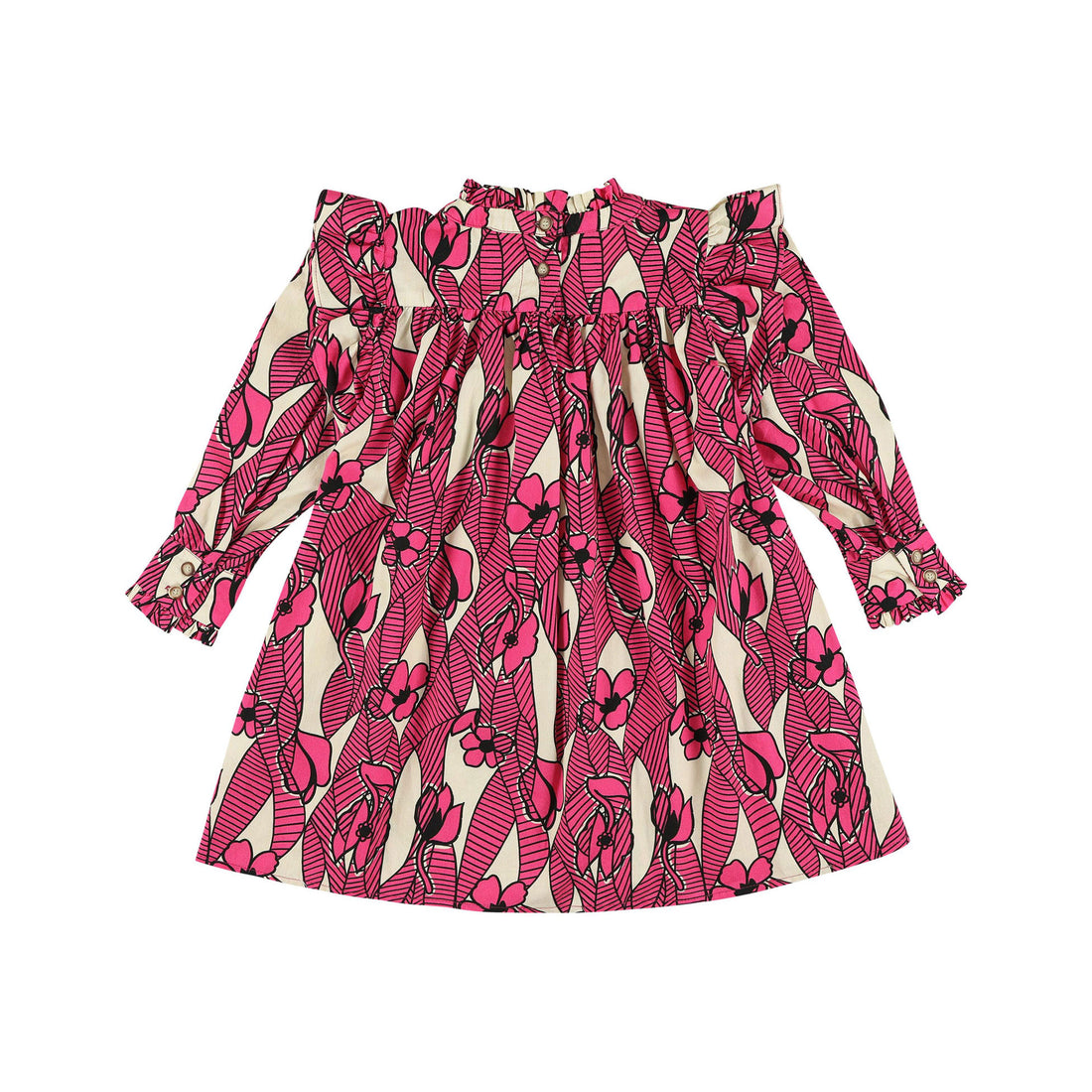 Morley ROOKIE Long Sleeve Dress - TWIST - Pink