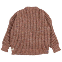 Buho Old Rose Pockets Cardigan