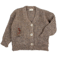 Buho Wood Pockets Cardigan