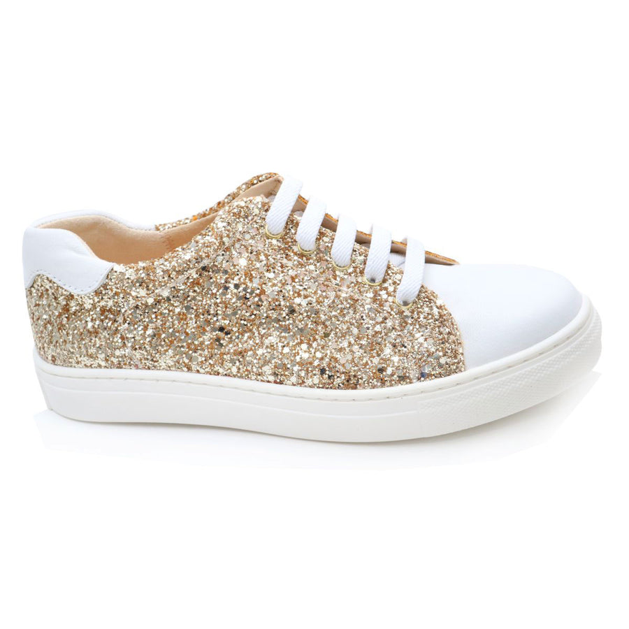 Papanatas Gold Glitter Sneaker