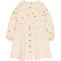 Buho Cream Print Romance Combi Dress