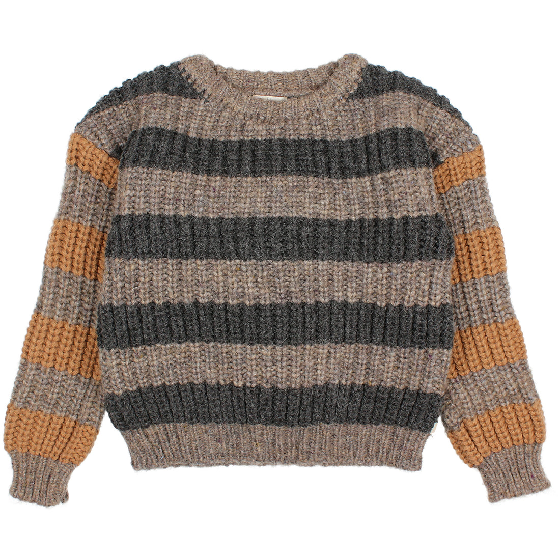 Buho Wood Bands Knit Sweater
