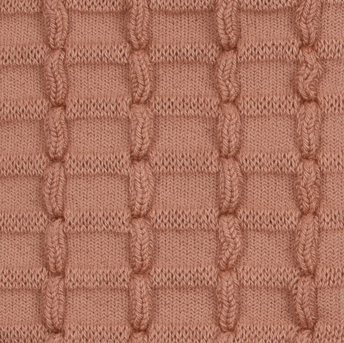 Collegien Camille - Textured Checked-knit Socks - Rosewood