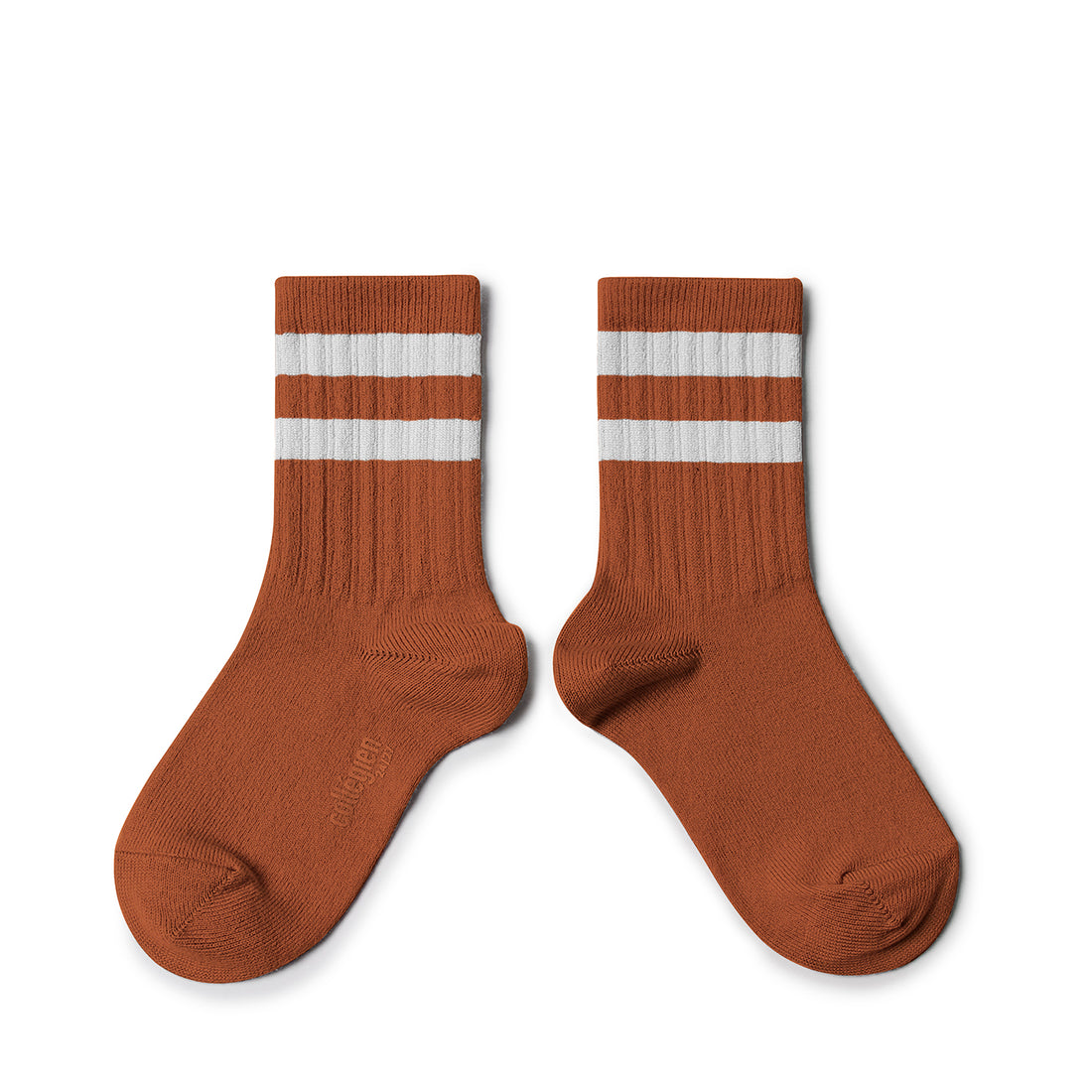 Collegien Nico - Ribbed Varsity Crew Socks - Gingerbread