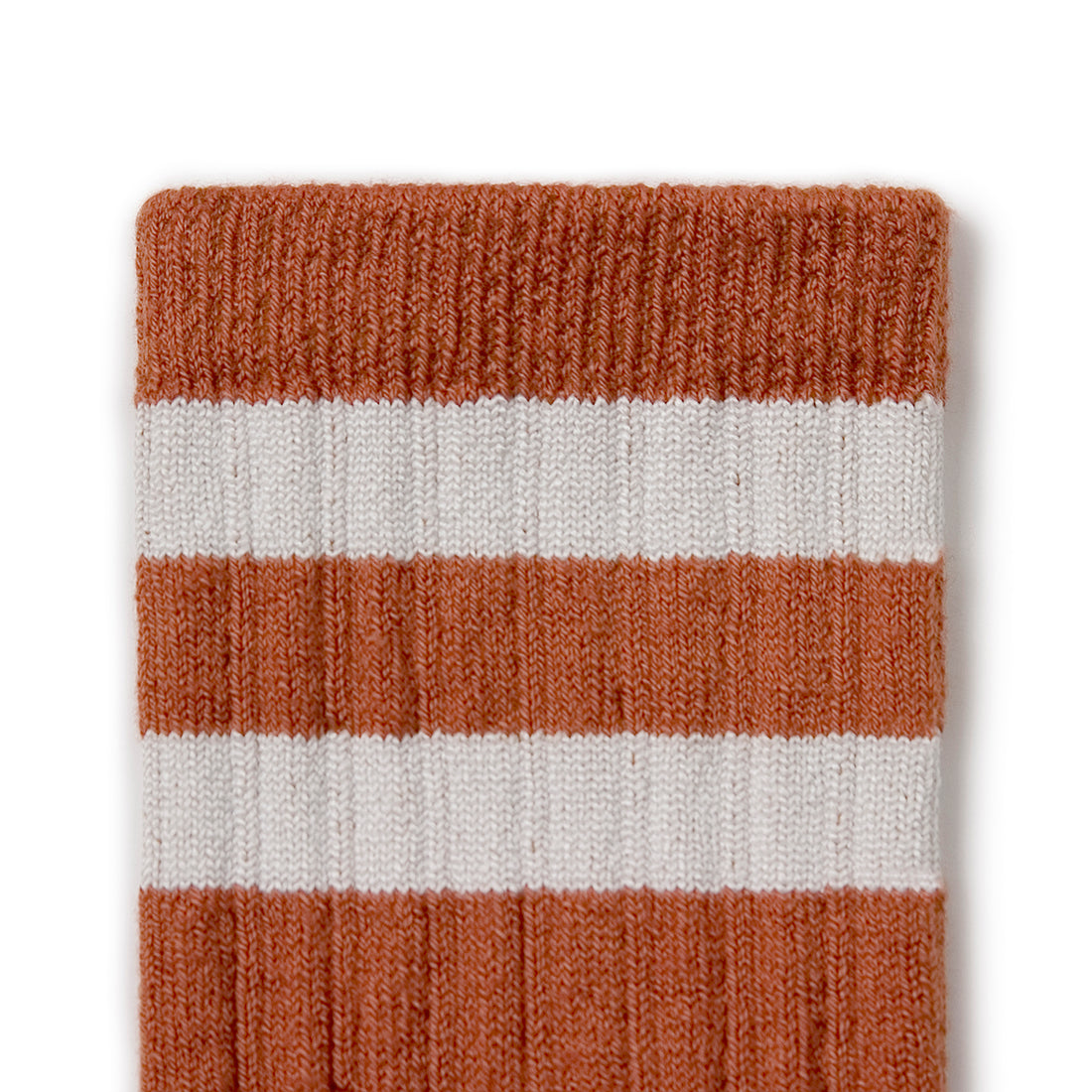 Collegien Nico - Ribbed Varsity Crew Socks - Gingerbread