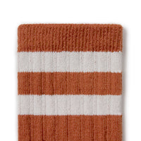 Collegien Nico - Ribbed Varsity Crew Socks - Gingerbread