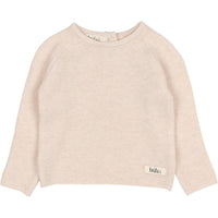 Buho Creamy Pink Newborn Sweater