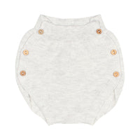 Buho Ice Blue Newborn Buttoned Knit Culotte