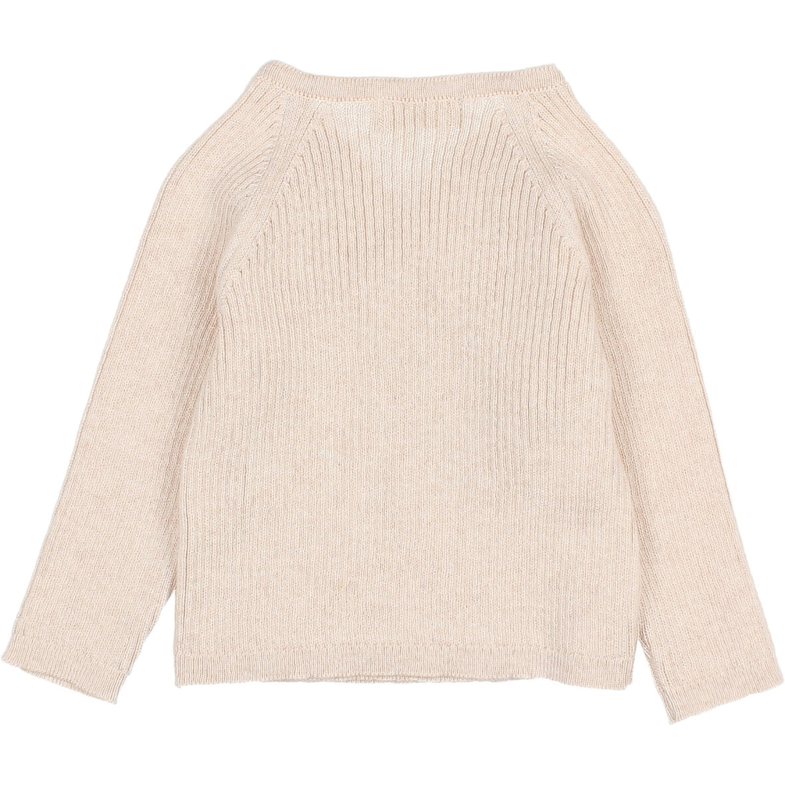 Buho Creamy Pink Newborn Crossed Cardigan