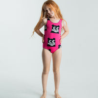 NUNUNU Hot Pink Mr Dopy Swimsuit