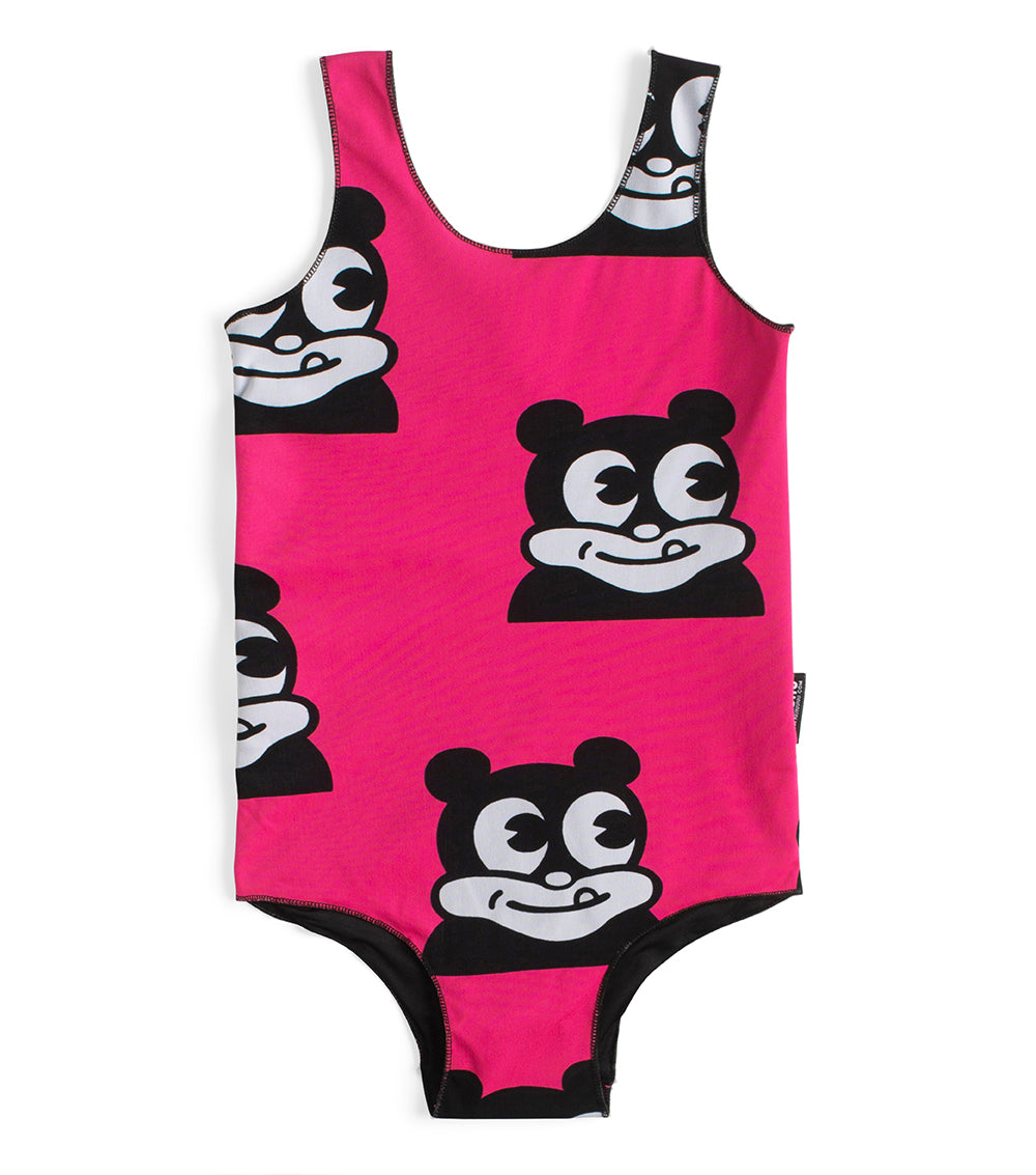 NUNUNU Hot Pink Mr Dopy Swimsuit
