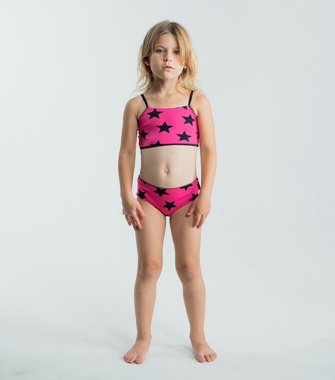NUNUNU Hot Pink Star Bikini