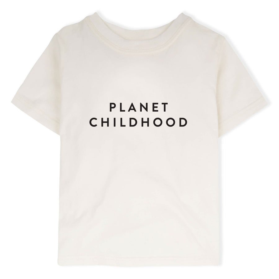 Organic Zoo Cream Planet Childhood Tee