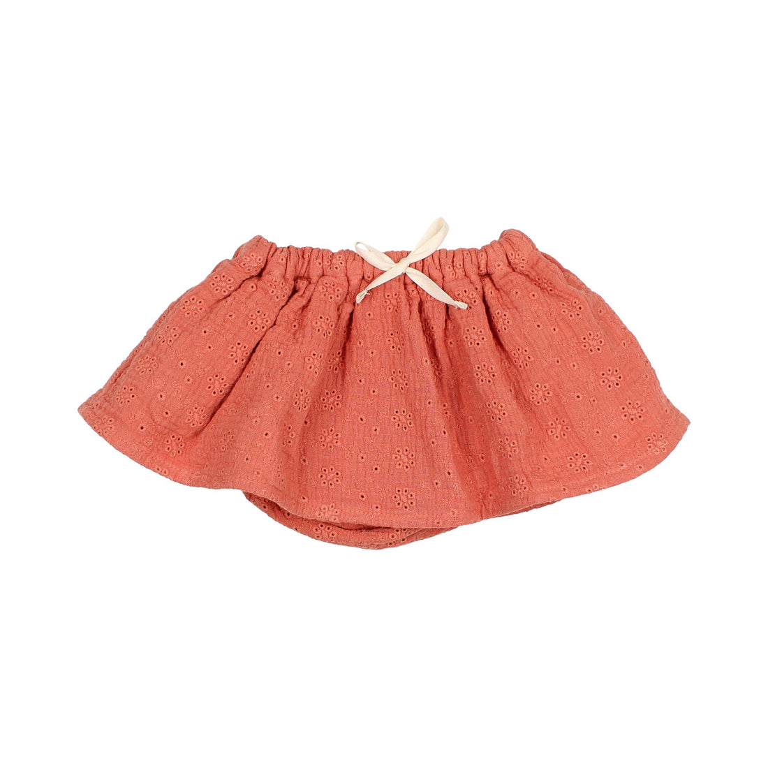 Buho Terracota Baby Embroidery Skirt-Culotte