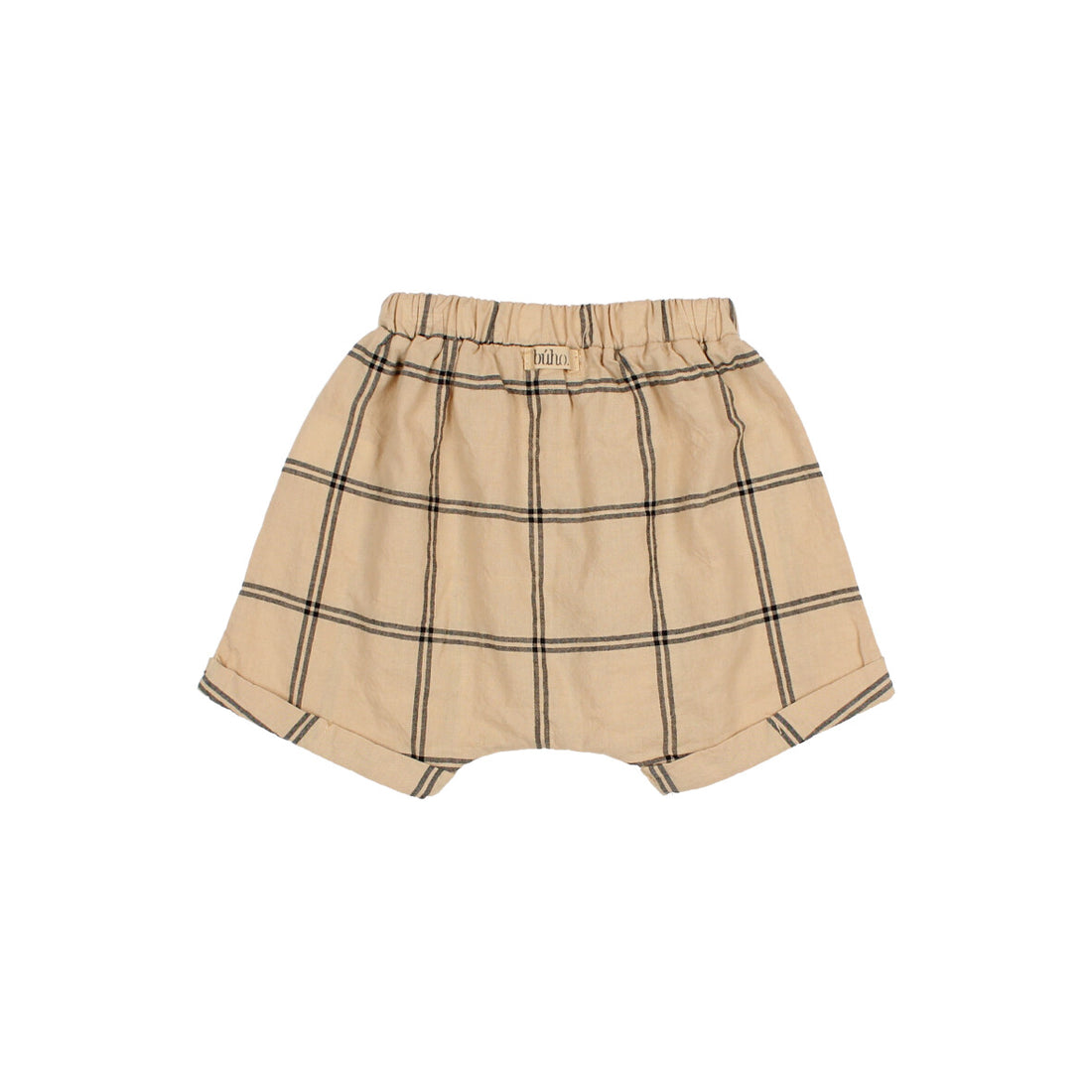 Buho Biscotto Baby Cotton Check Short