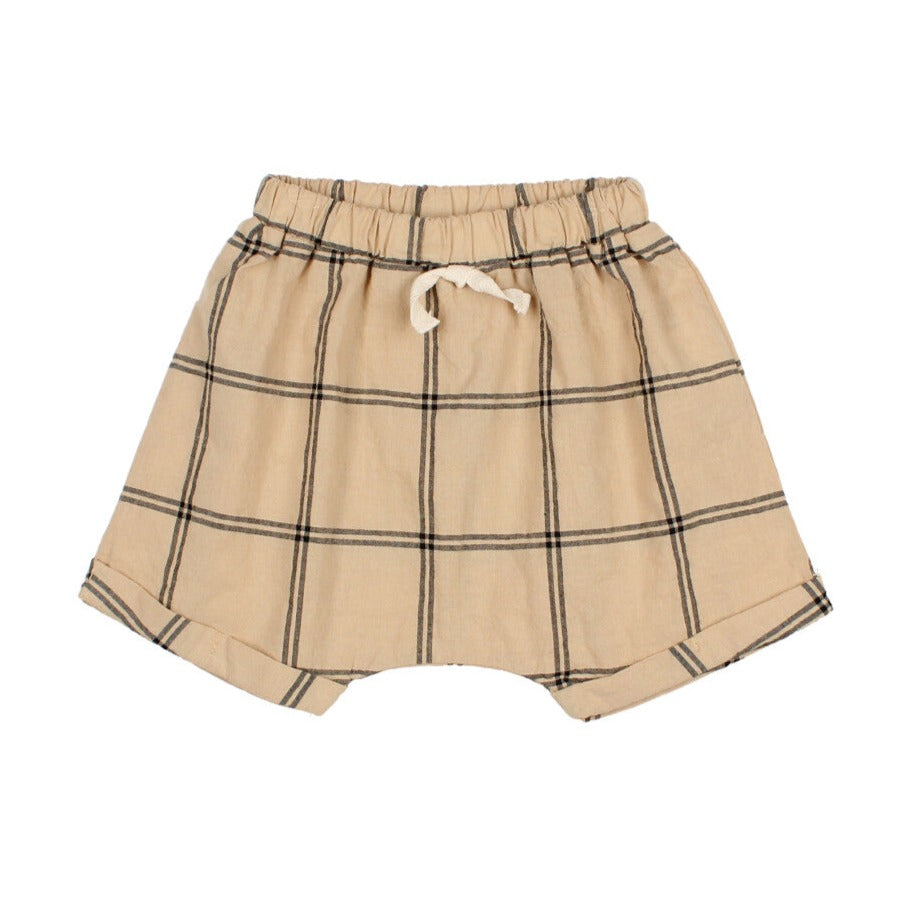 Buho Biscotto Baby Cotton Check Short