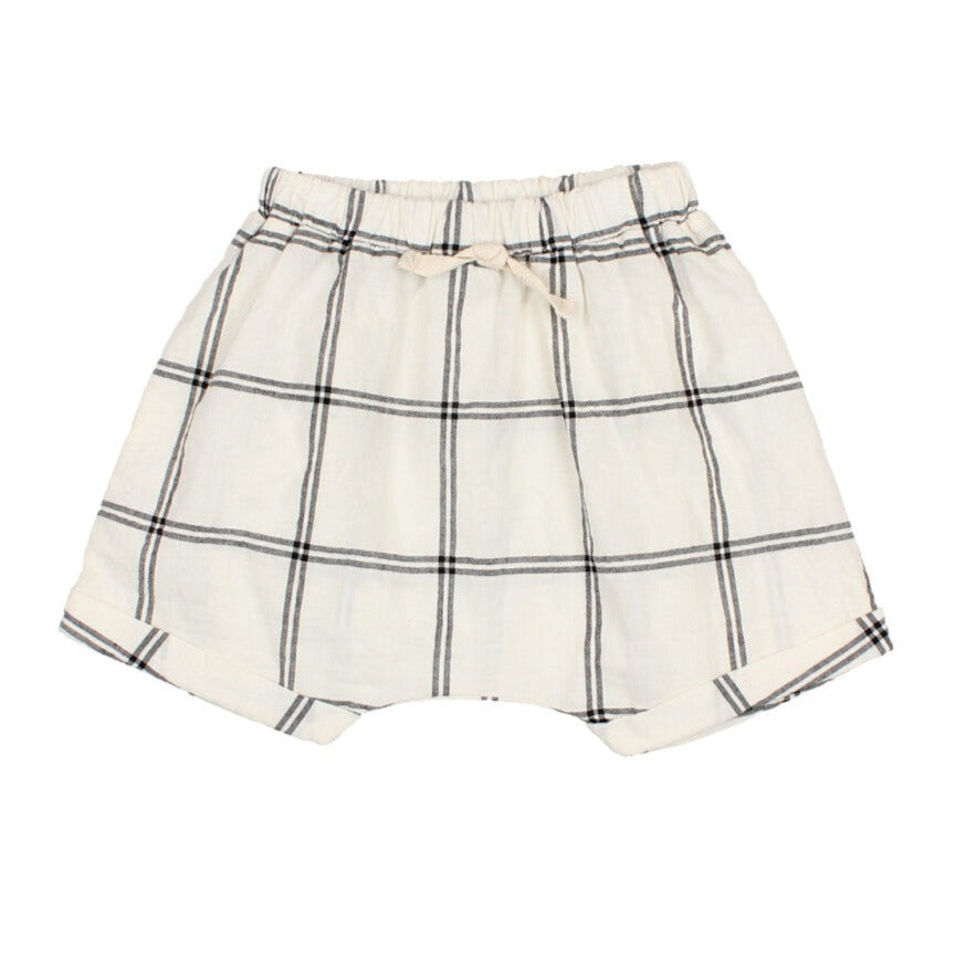 Buho Talc Baby Cotton Check Short