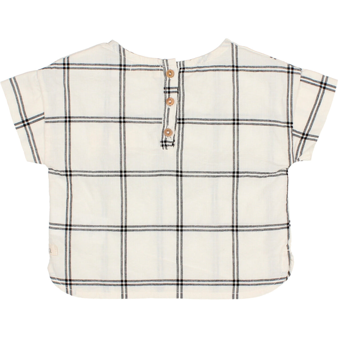 Buho Talc Baby Cotton Check Shirt