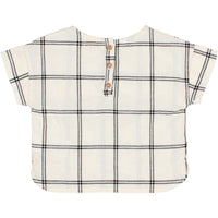 Buho Talc Baby Cotton Check Shirt