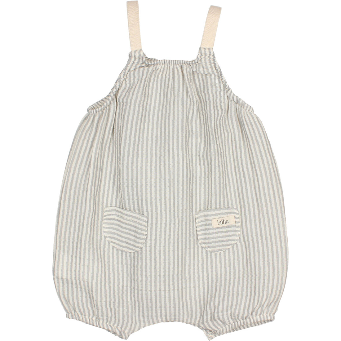 Buho Light Grey Stripes Jumpsuit