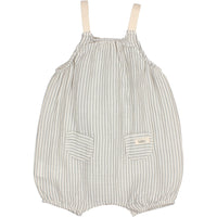 Buho Light Grey Stripes Jumpsuit