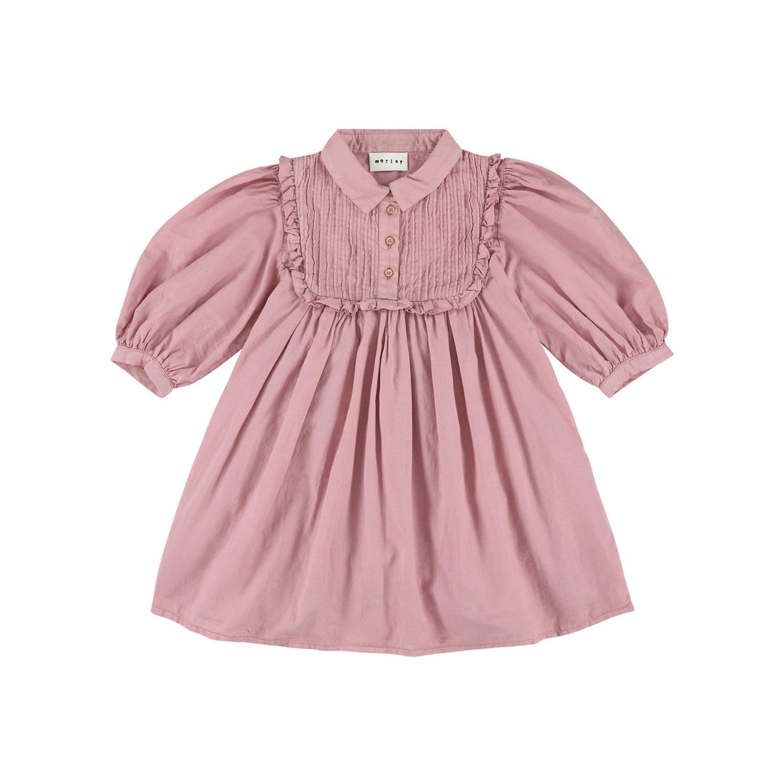 Morley Foxglove Delphinium Stevie Dress With Pleats On The Chest