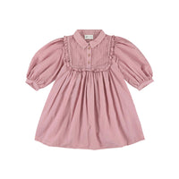 Morley Foxglove Delphinium Stevie Dress With Pleats On The Chest