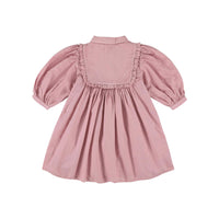 Morley Foxglove Delphinium Stevie Dress With Pleats On The Chest