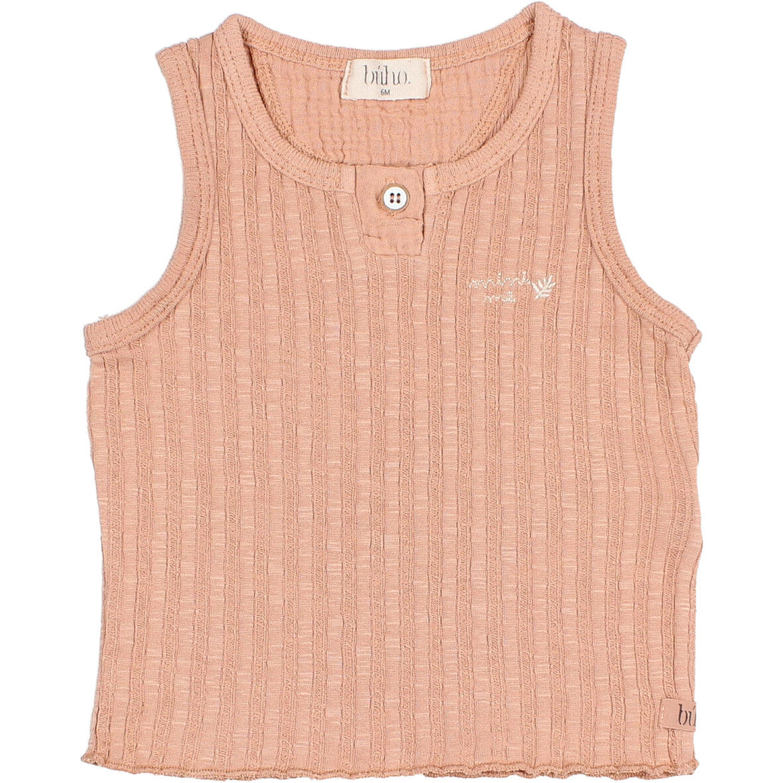 Buho Antic Rose Rib Tank Top