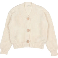 Buho Ecru Knit Cardigan