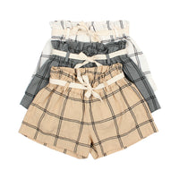 Buho Biscotto Cotton Check Short