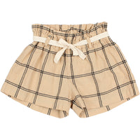 Buho Biscotto Cotton Check Short