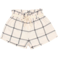 Buho Talc Cotton Check Short