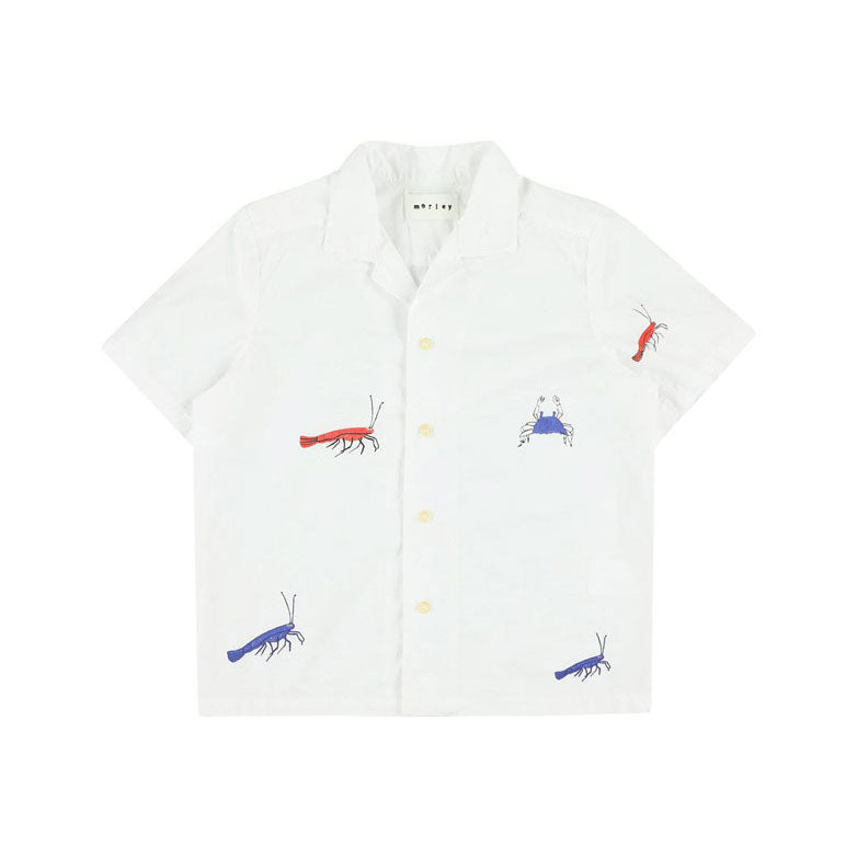 Morley White Densy Sault Short Sleeve Shirt