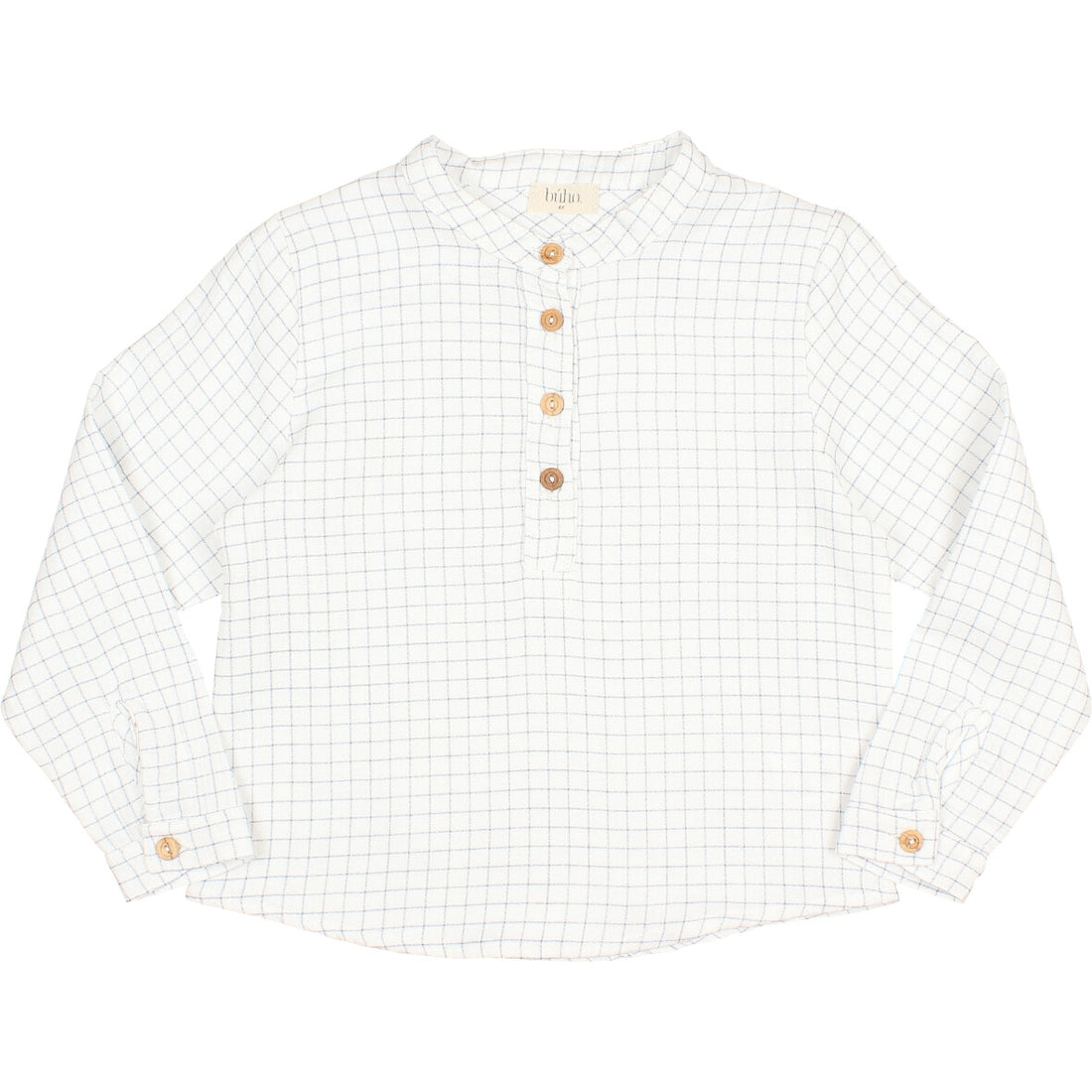 Buho Blue Mini Check Shirt