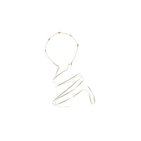 Bene Bene Gold Flower Headband