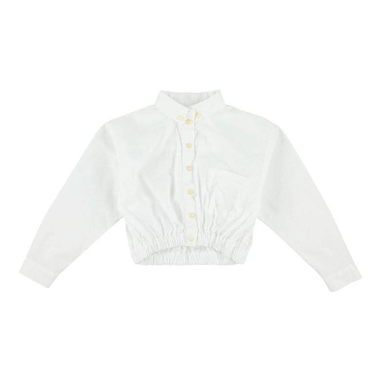 Morley White Densy Stella Long Sleeve Girls Shirt