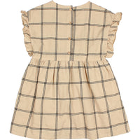 Buho Biscotto Cotton Check Dress