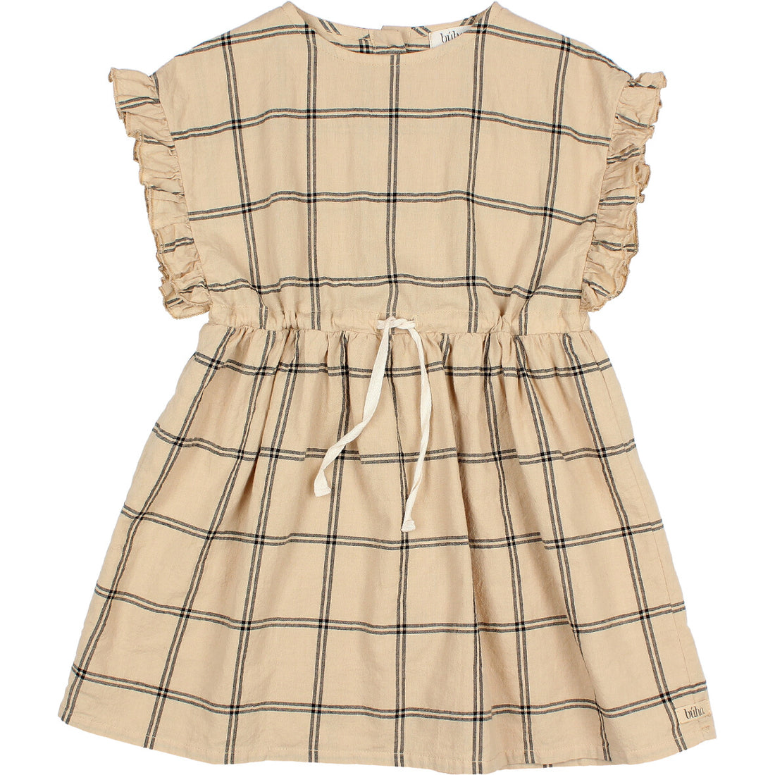 Buho Biscotto Cotton Check Dress