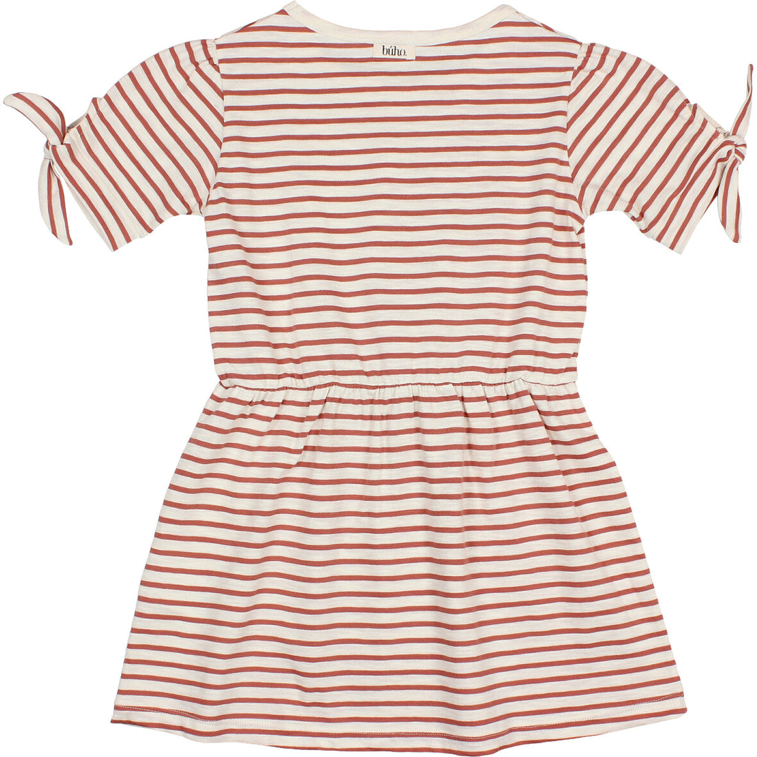 Buho Terracotta Stripes Lace Dress