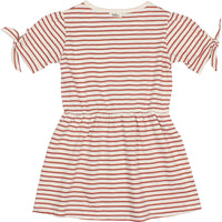 Buho Terracotta Stripes Lace Dress