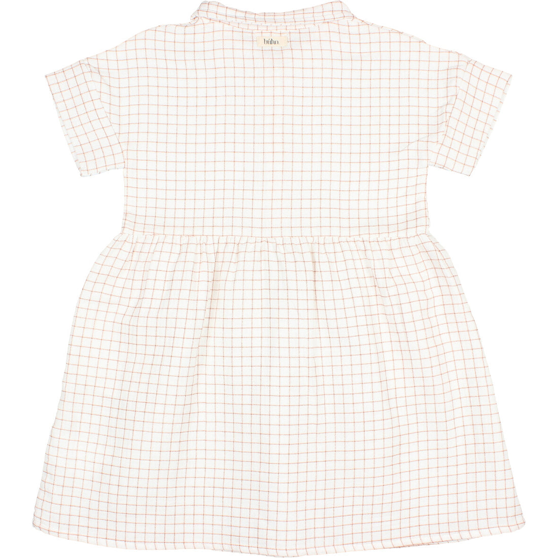 Buho Terracotta Mini Check Dress