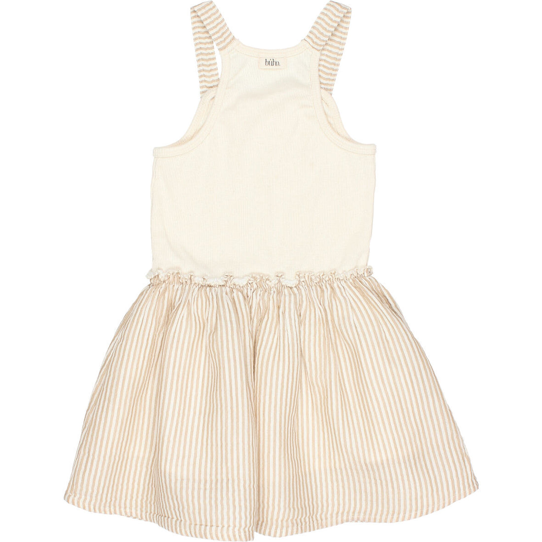 Buho Sand Rib & Stripes Combi Dress