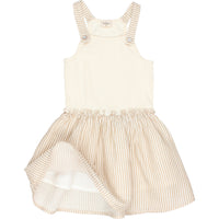 Buho Sand Rib & Stripes Combi Dress