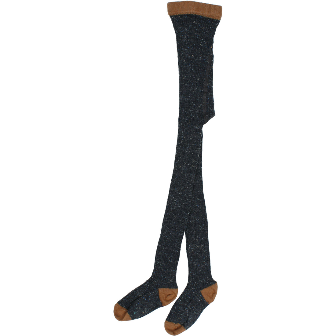 Buho Dark Grey  Rib Bicolor Leaotards